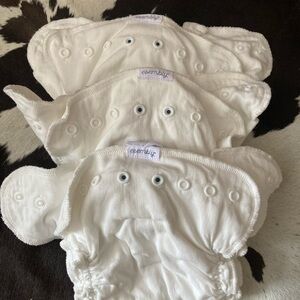 Esembly Organics cotton diaper inner layer, pack of 3 size 1